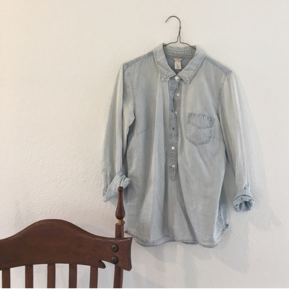 J. Crew Tops - J Crew Chambray Top